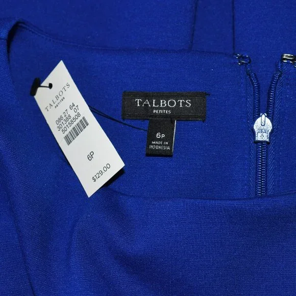 Talbots Blue Dress - Picture 3 of 3